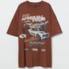 brown speed spots t-shirt