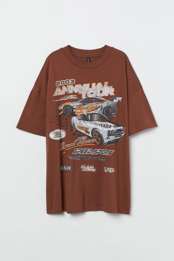 brown speed spots t-shirt