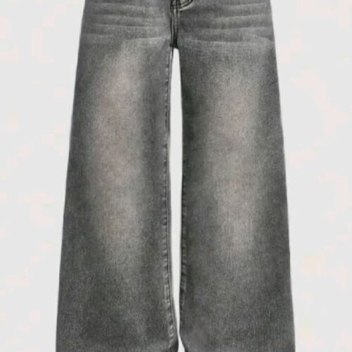 grey jeans