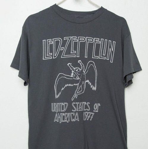 Dark Grey Led Zeppelin Tee Dark-Grey-Led-Zeppelin- t-shirt