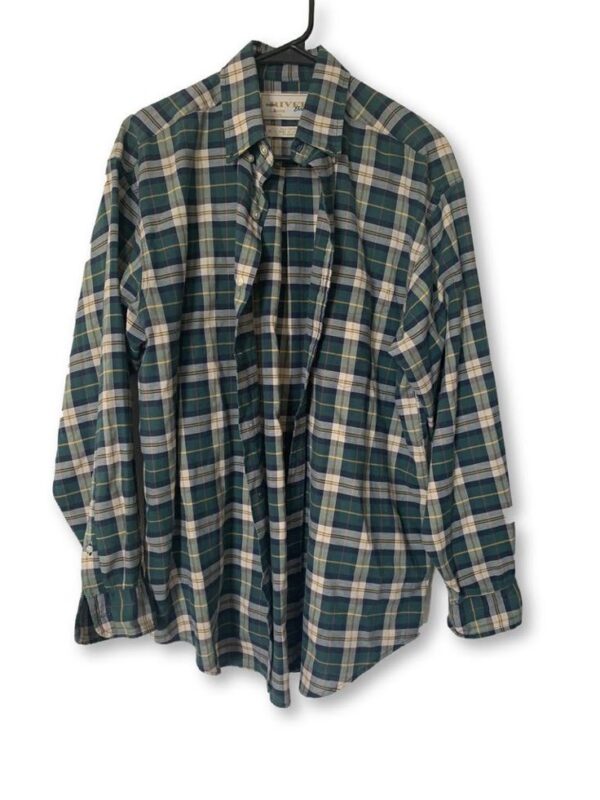 Keepin-It-Green-Plaid-Shirt-–-Vintage-Vibe-Fashion.